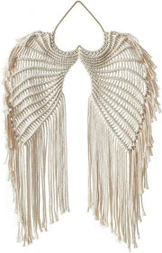 Angel Wings Wall Hanging Tapestry 44x68cm Boho Handmade Decor