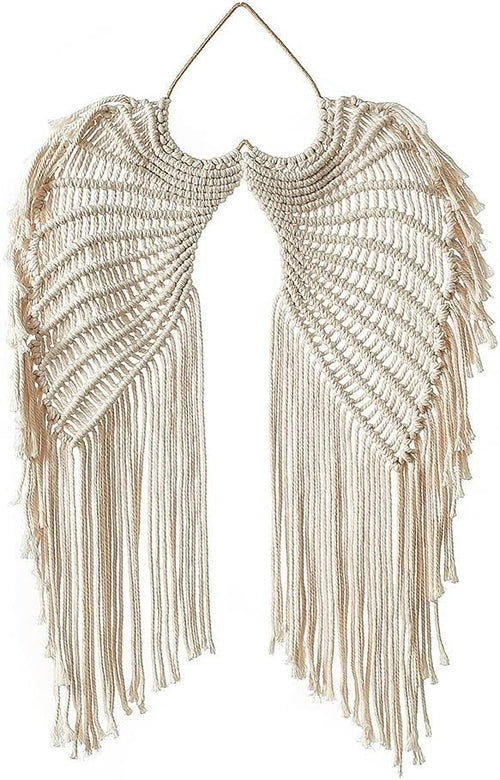 Angel Wings Wall Hanging Tapestry 44x68cm Boho Handmade Decor