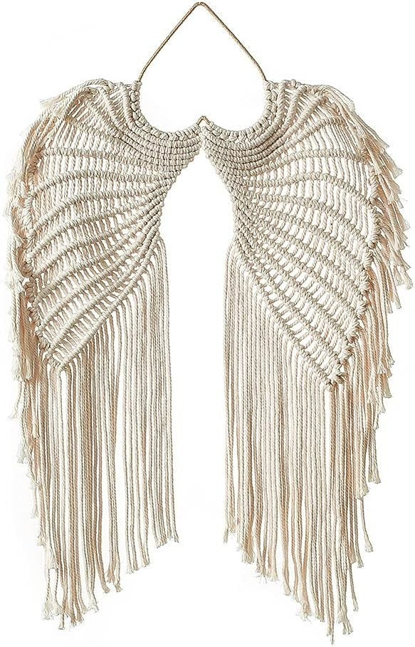Angel Wings Wall Hanging Tapestry 44x68cm Boho Handmade Decor