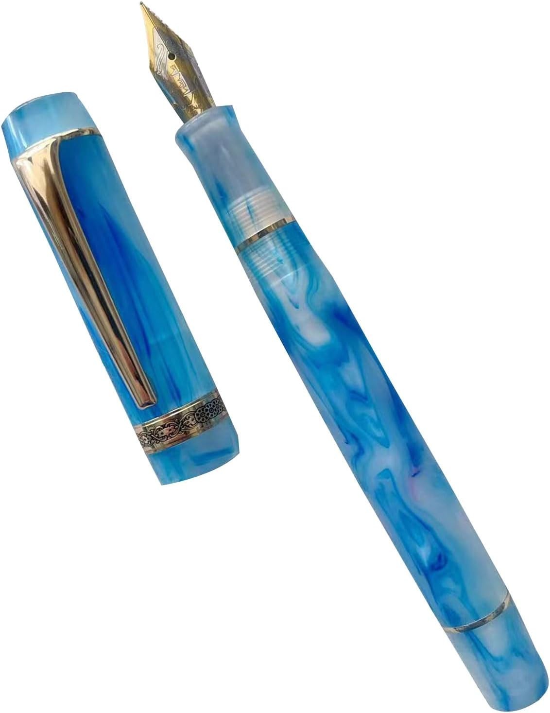 Floating Blue Acrylic Pen Smooth Writing for Office & School Use
