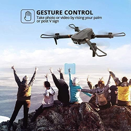 4DRC V4 Drone with 1080P HD Camera, FPV, Foldable, 2 Batteries, App Control