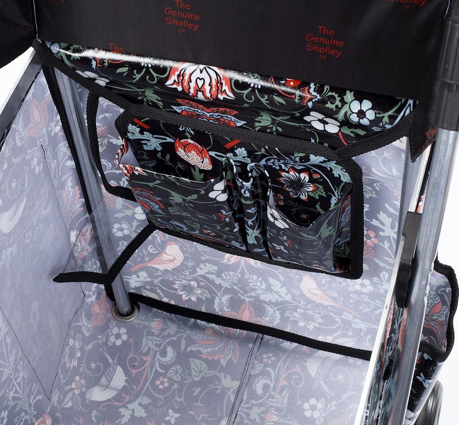 4 Wheel Push Shopping Trolley Walking Aid Foldable Support Cart