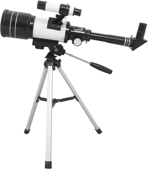 70mm Refractor Telescope with Tripod – High-Res Moon Beginner Set