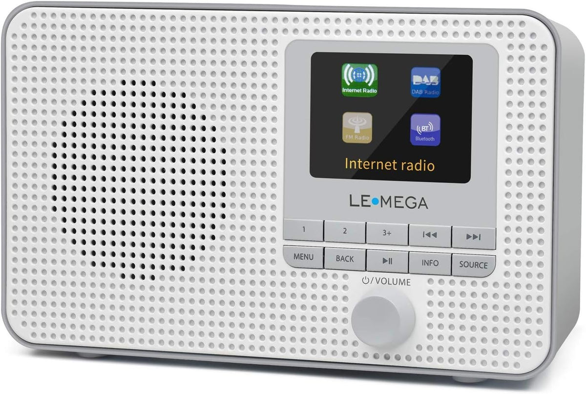 Internet Radio DAB+ Bluetooth Portable 60 Presets Alarm