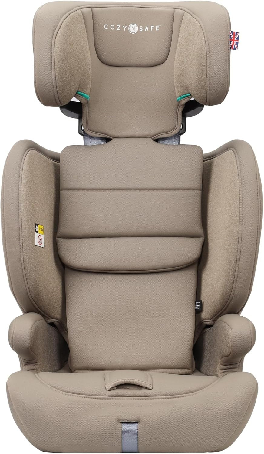 i-Size Child Car Seat ISOFIX 76–150cm High Back Booster 5-Point Harness