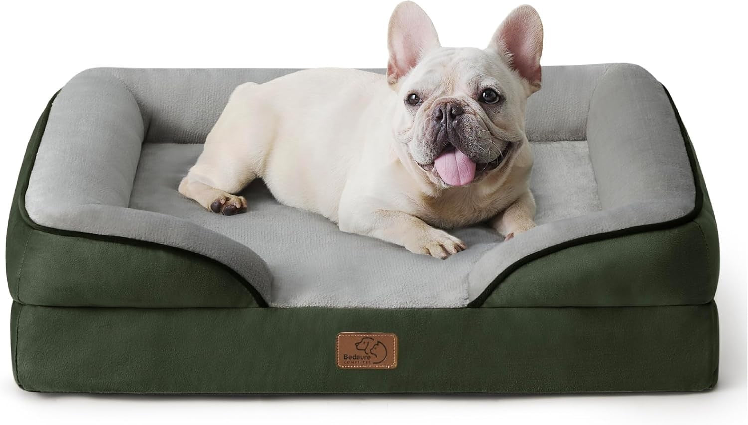 Medium Orthopedic Dog Bed Waterproof Washable Sofa 71x58x16cm