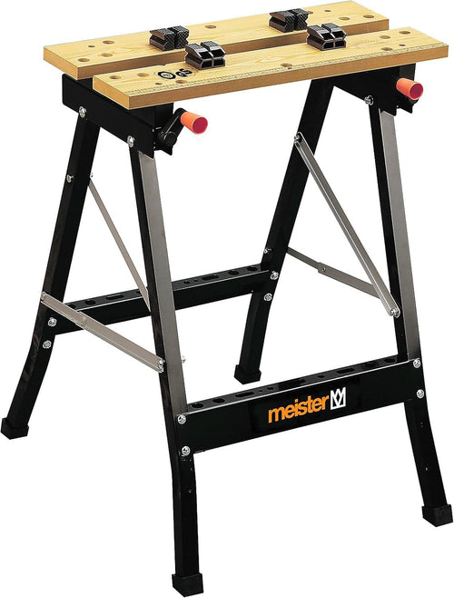 Folding Workbench Clamping Table 150kg Load Metal Frame Portable Workshop