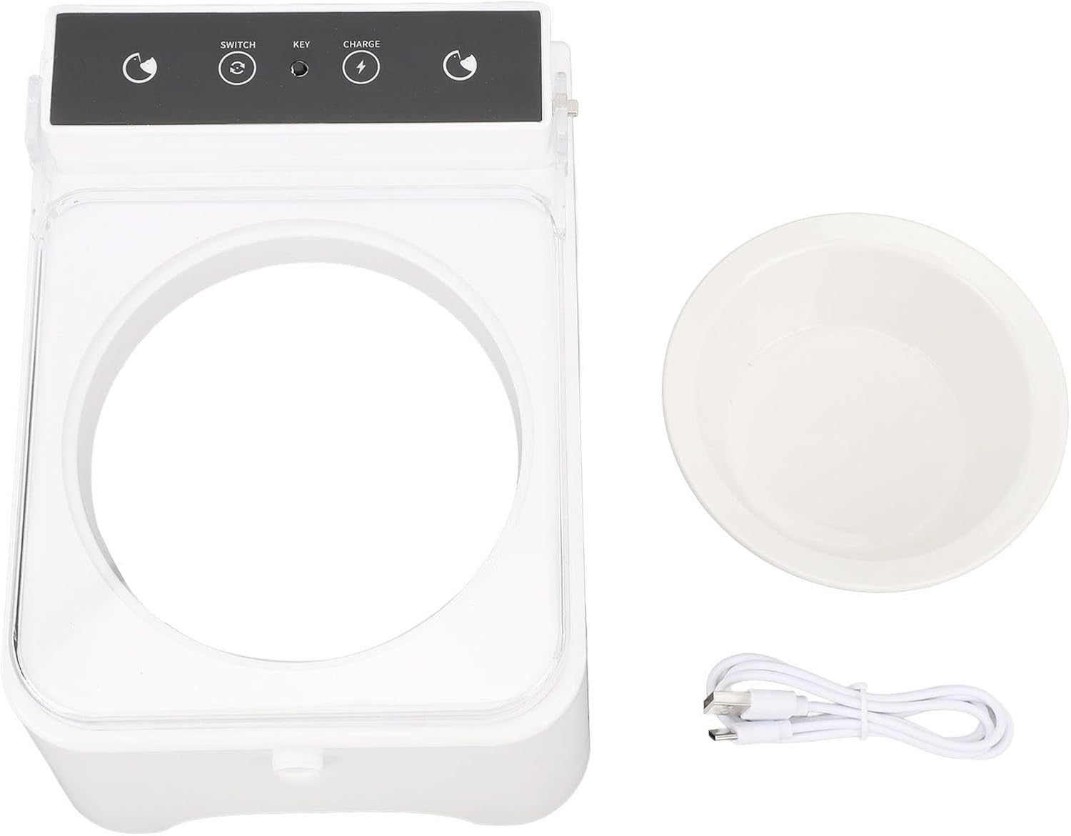 Automatic Pet Feeder Infrared Sensor Bowl Auto Open Lid Cat Dog Food
