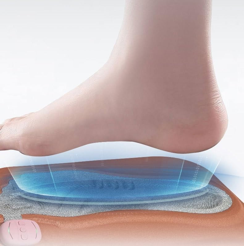 Nooro™ Portable Foot Massager Orange Cordless Pain Relief & Muscle Therapy