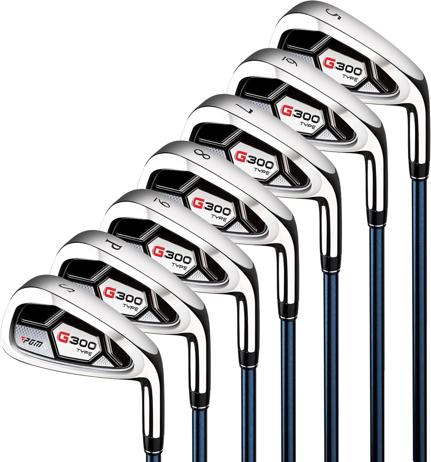 Mens Right Hand Golf Iron Set 5–9 PW SW Forgiving Graphite Easy Launch