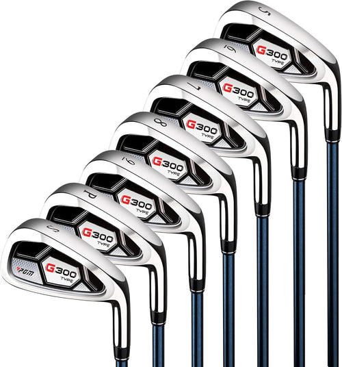 Mens Right Hand Golf Iron Set 5–9 PW SW Forgiving Graphite Easy Launch