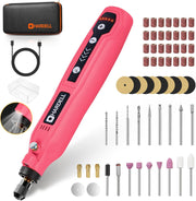 Mini Cordless Rotary Tool Kit Engraving Pen 5 Speed USB DIY Craft Set