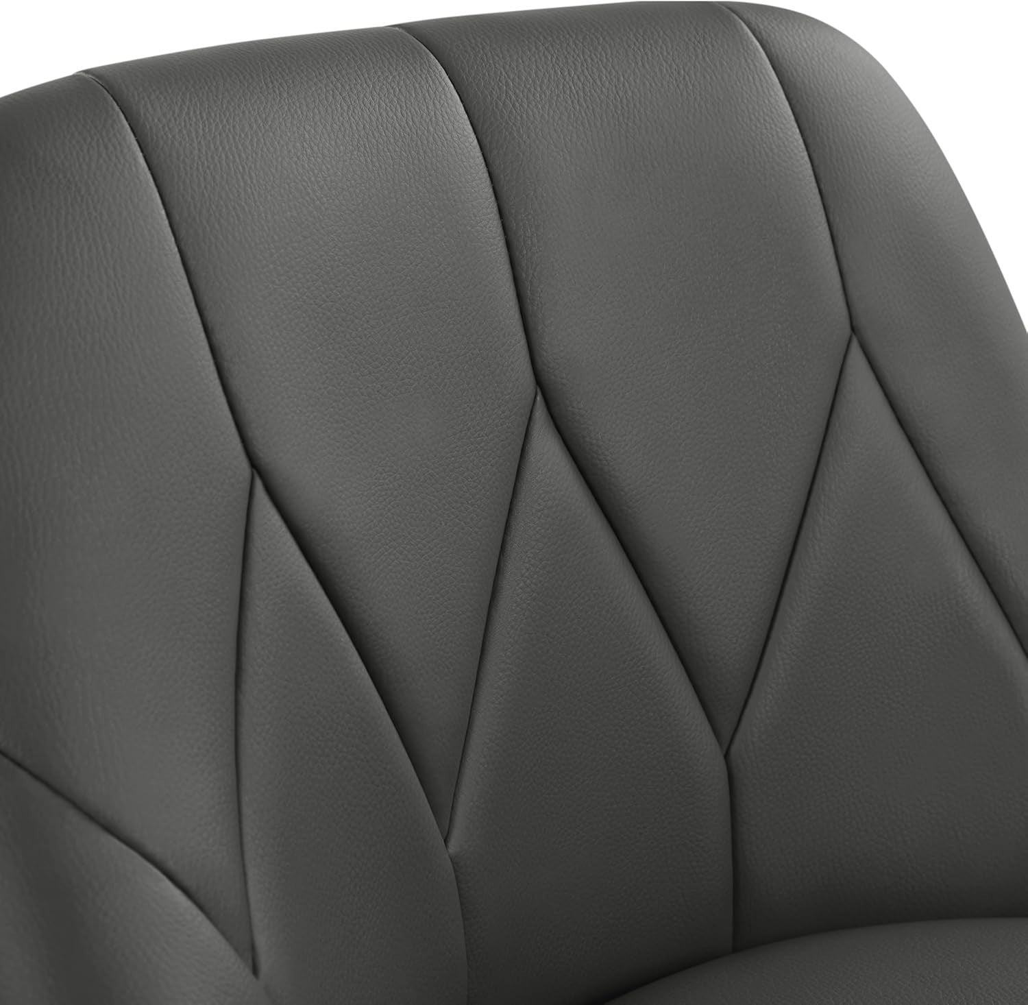 Adjustable Swivel Bar Stools with Backrest & Footrest – Dark Grey