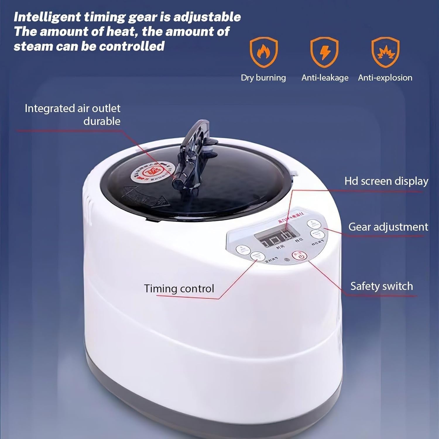 Portable Infrared Steam Sauna Tent Home Spa Pod 3L Generator Detox Slimming