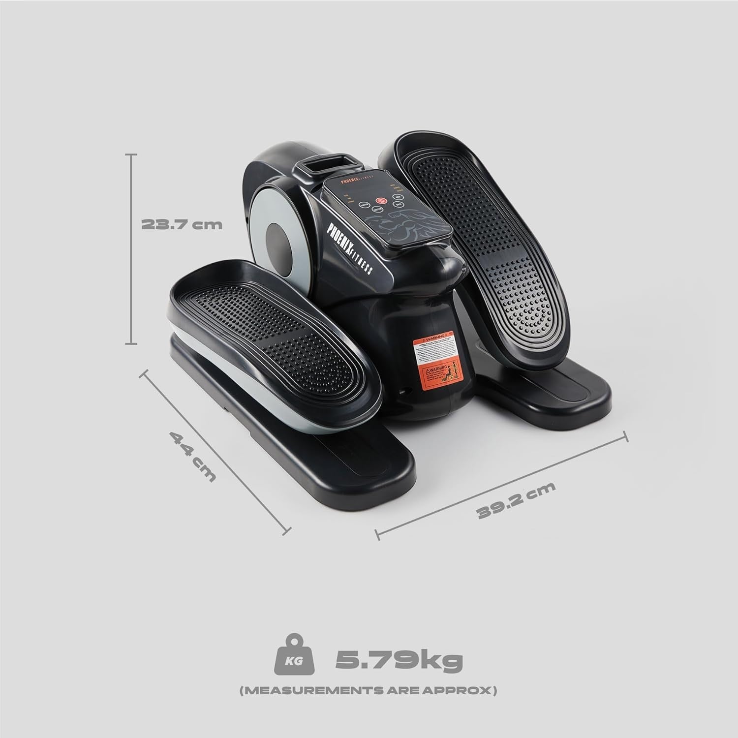 Under Desk Elliptical Pedal Exerciser for Seniors, 12-Speed, Portable & Quiet