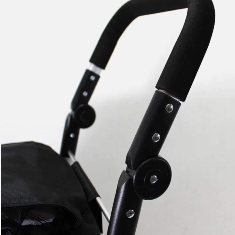 6 Wheel Shopping Trolley 74L Folding Grocery Cart Cooler Bag Adjustable Handle
