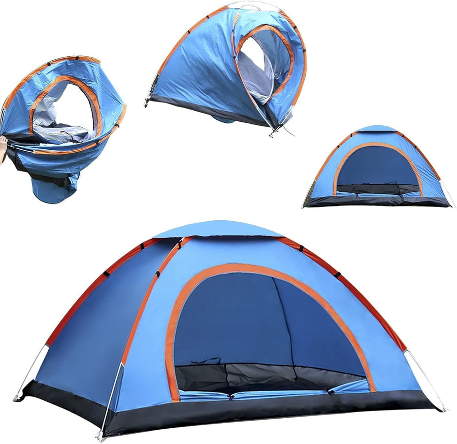 2 Man Pop Up Camping Tent Waterproof Automatic