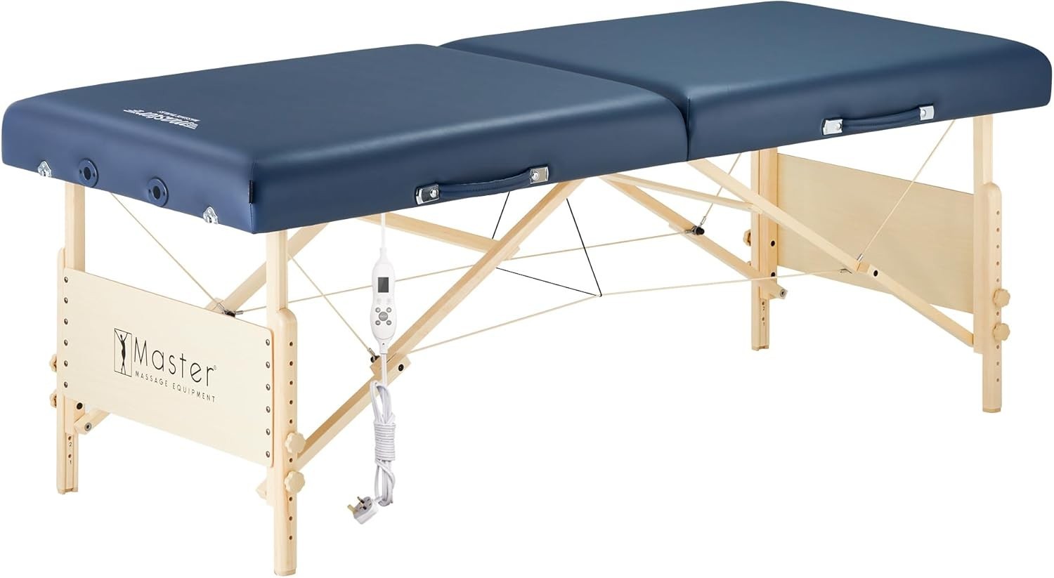 Portable Heated Massage Table 71cm Coronado ThermaTop Spa Beauty Lash Bed Blue
