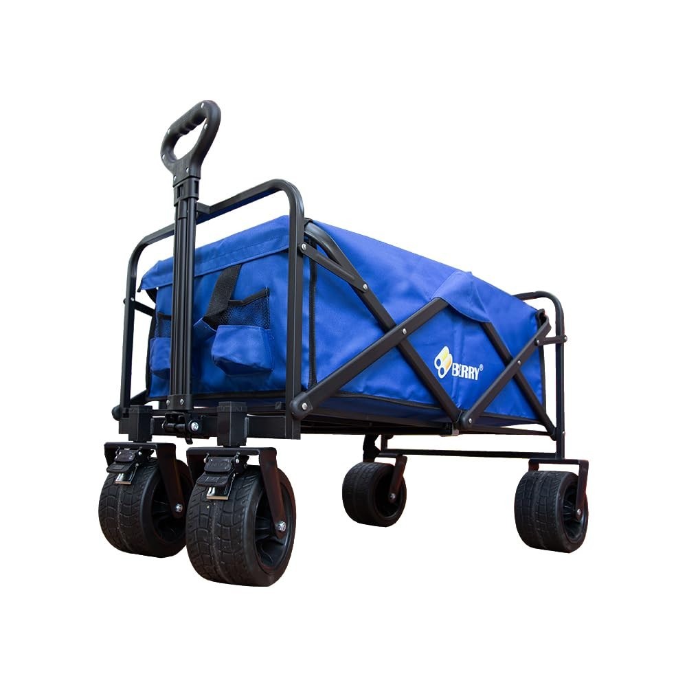 Heavy Duty Collapsible Wagon 150KG for Camping, Beach & Garden Use