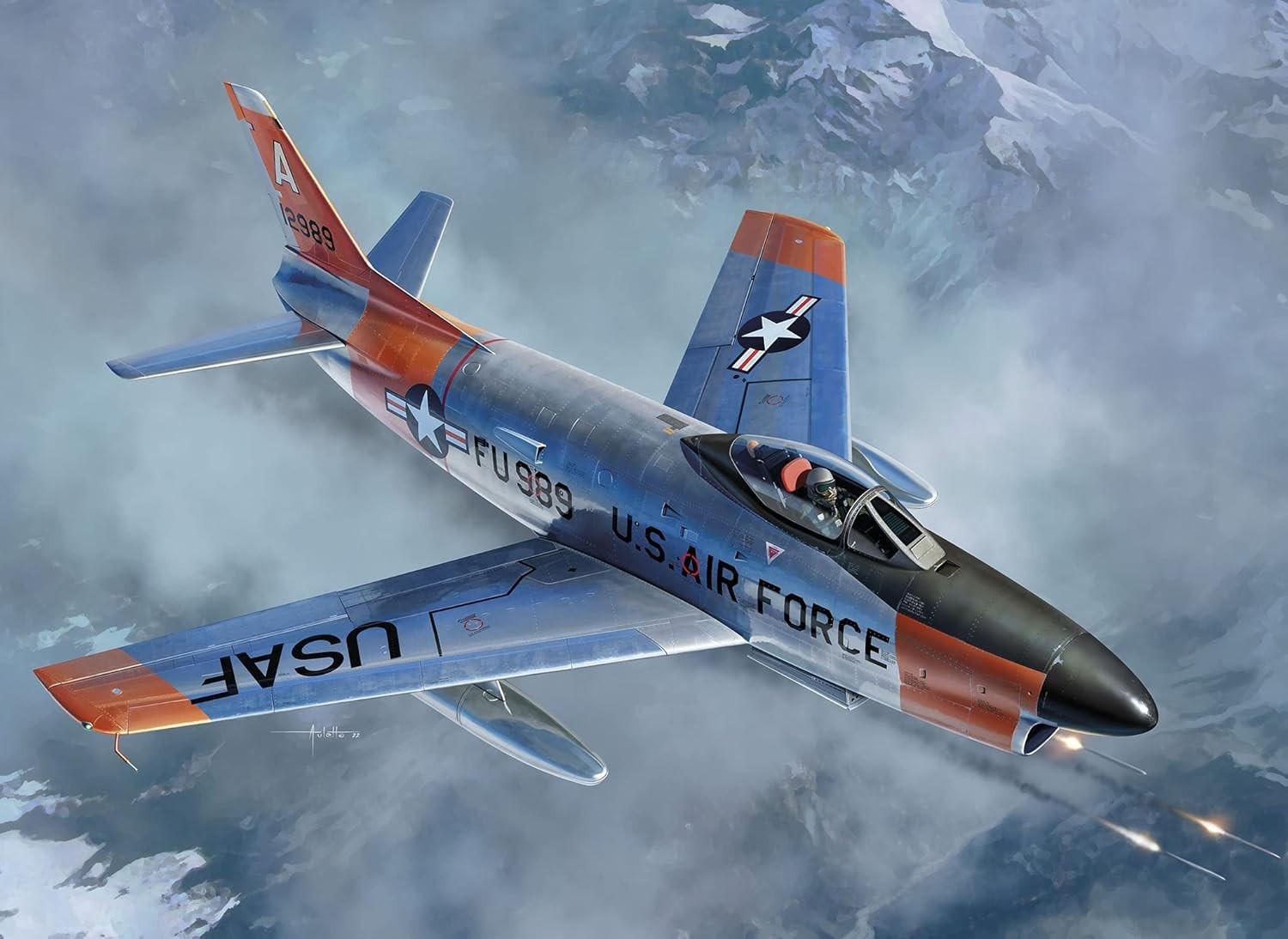 Unbuilt F-86D Dog Sabre Model Kit 1:48 Scale Plastic Aircraft DIY