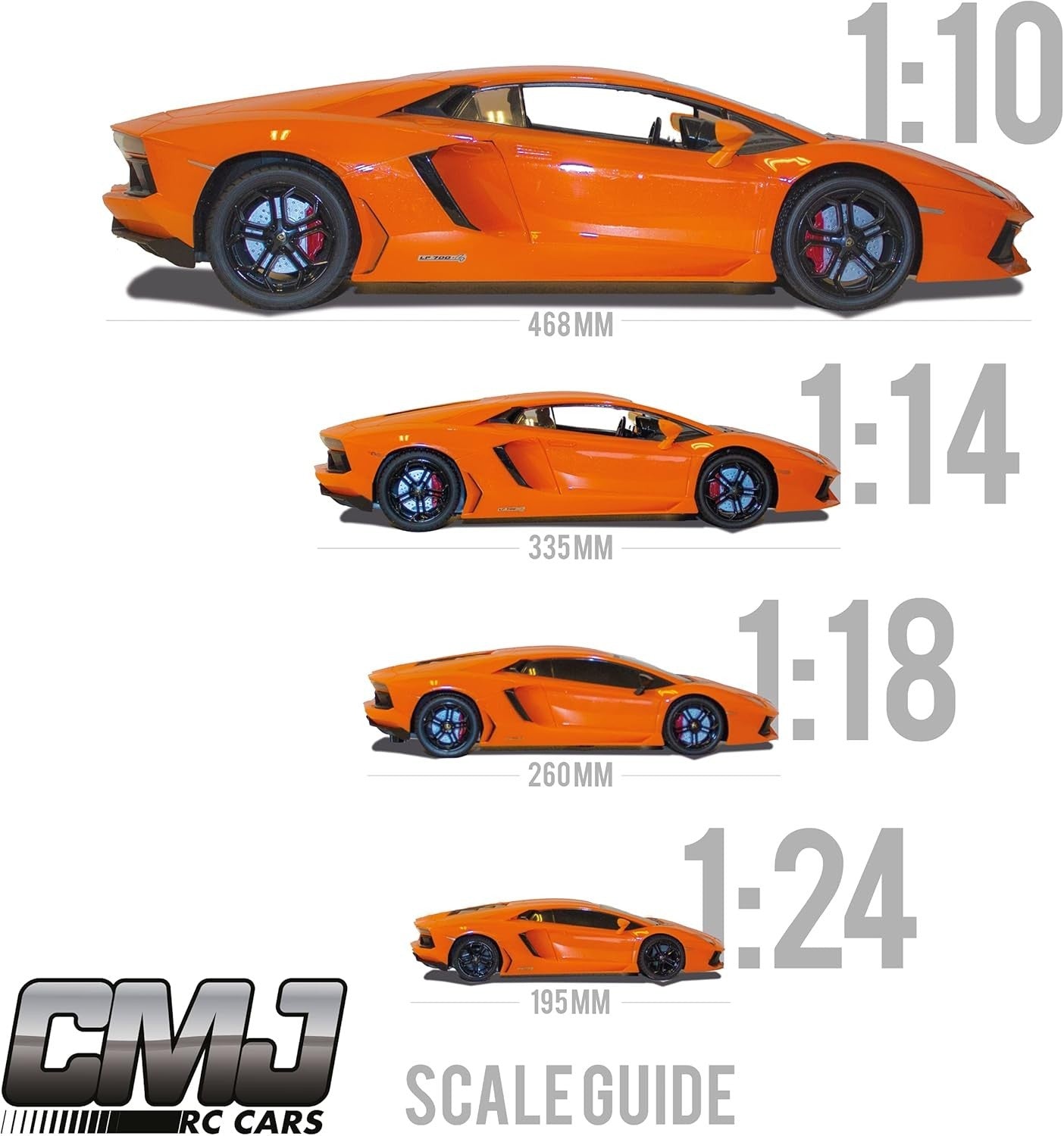 1:14 Scale 30CM RC Supercar | 2.4GHz Remote Control Sports Car with LED Lights