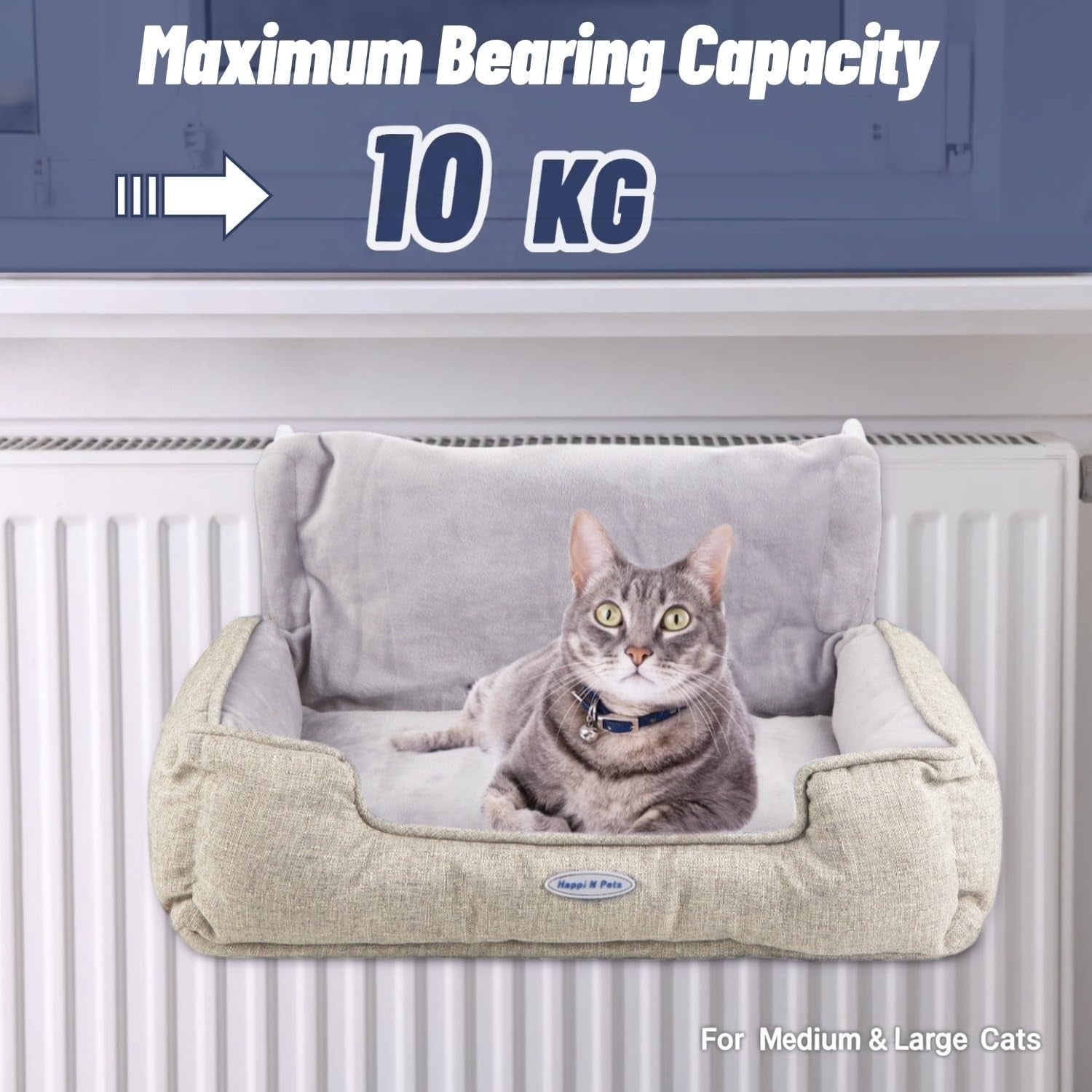 Large Cat Radiator Bed Heater Hammock Window Perch Adjustable Hook