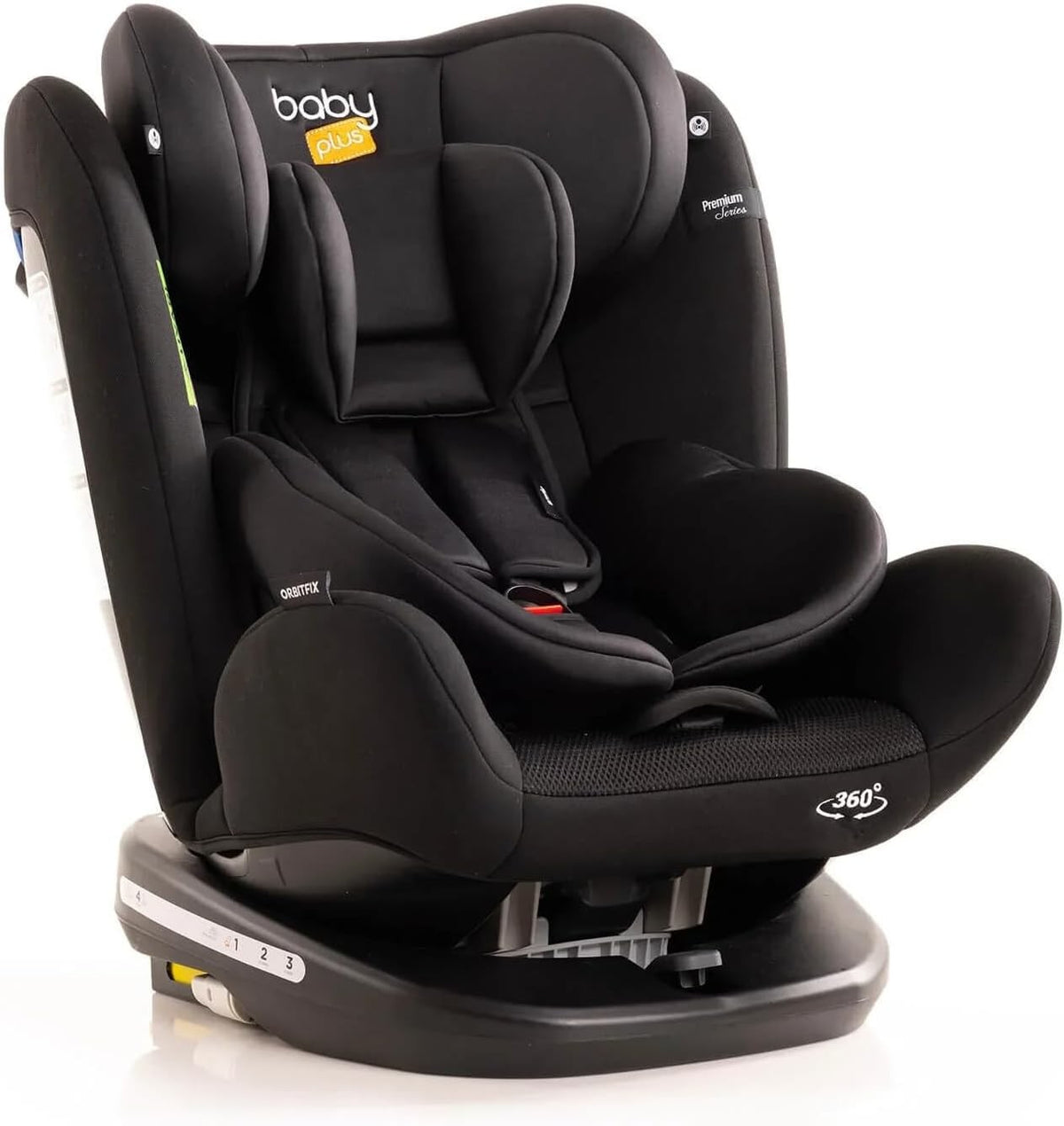 360° Rotating i-Size Car Seat ISOFIX 0–36kg Birth to 12 Years R129