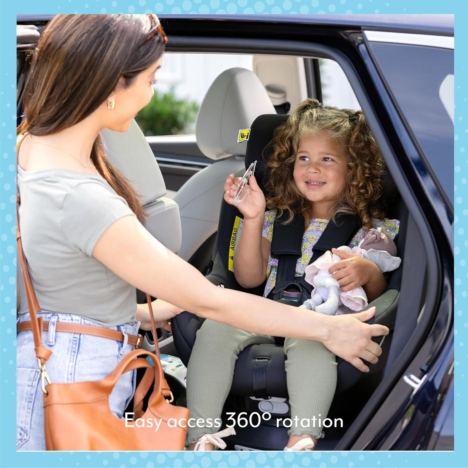i-Size R129 Convertible Car Seat 40–105cm Birth to 4 Years Safety