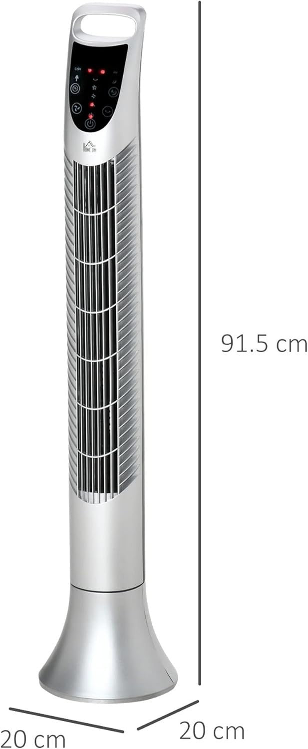 36-Inch Tower Fan – 3-Speed Freestanding Cooling Fan with Timer & Remote Control