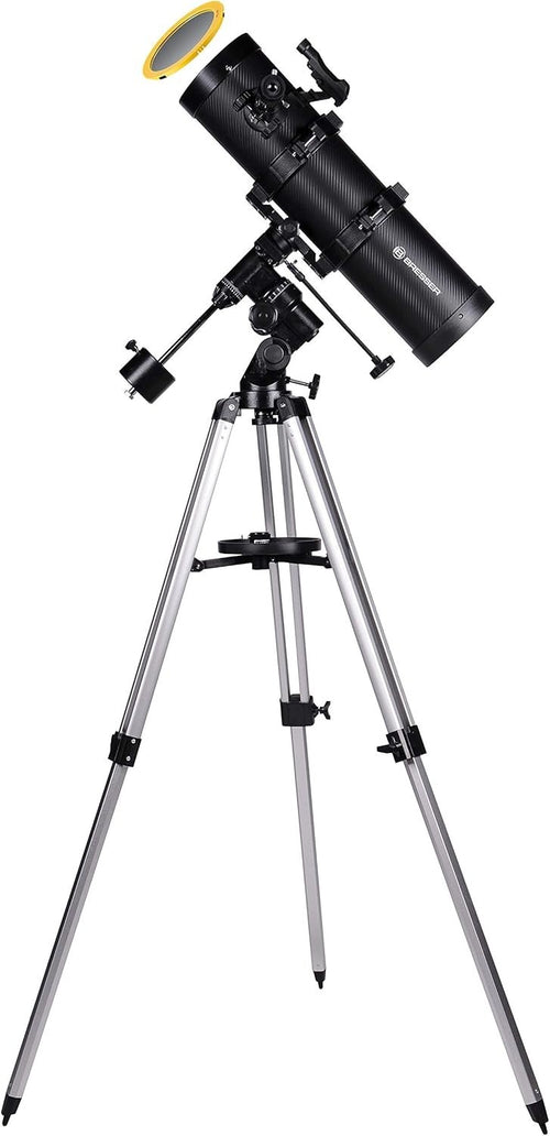 Newtonian Reflector Telescope 130/650 EQ Mount Tripod Manual Focus Kit