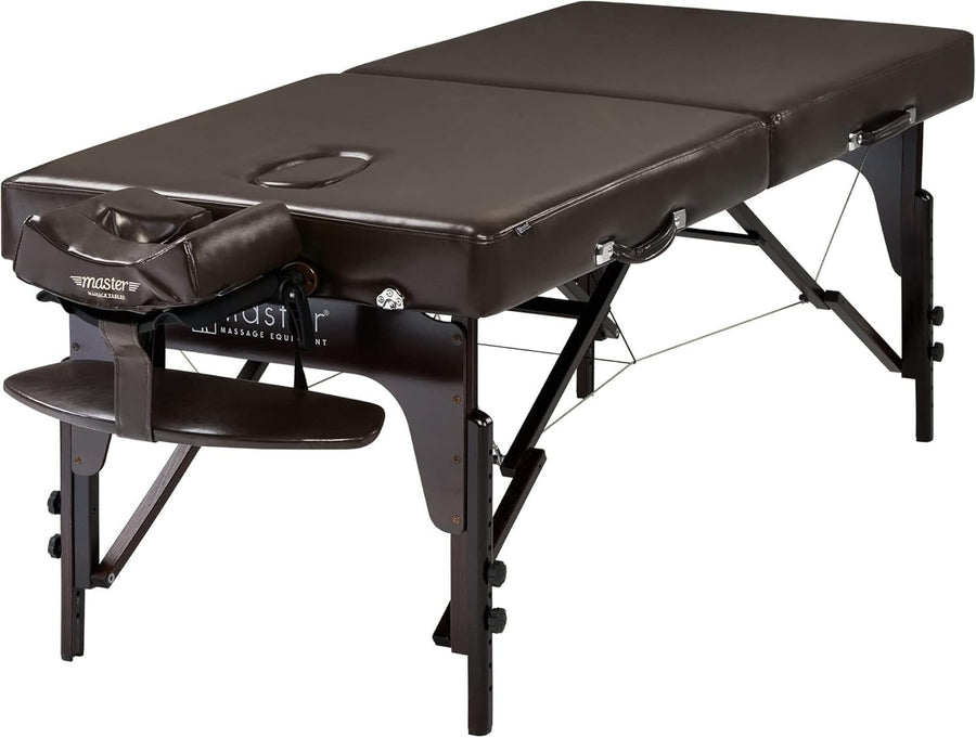 79cm Portable Massage Table w/ 7.6cm Memory Foam | Pro Spa Bed Facehole