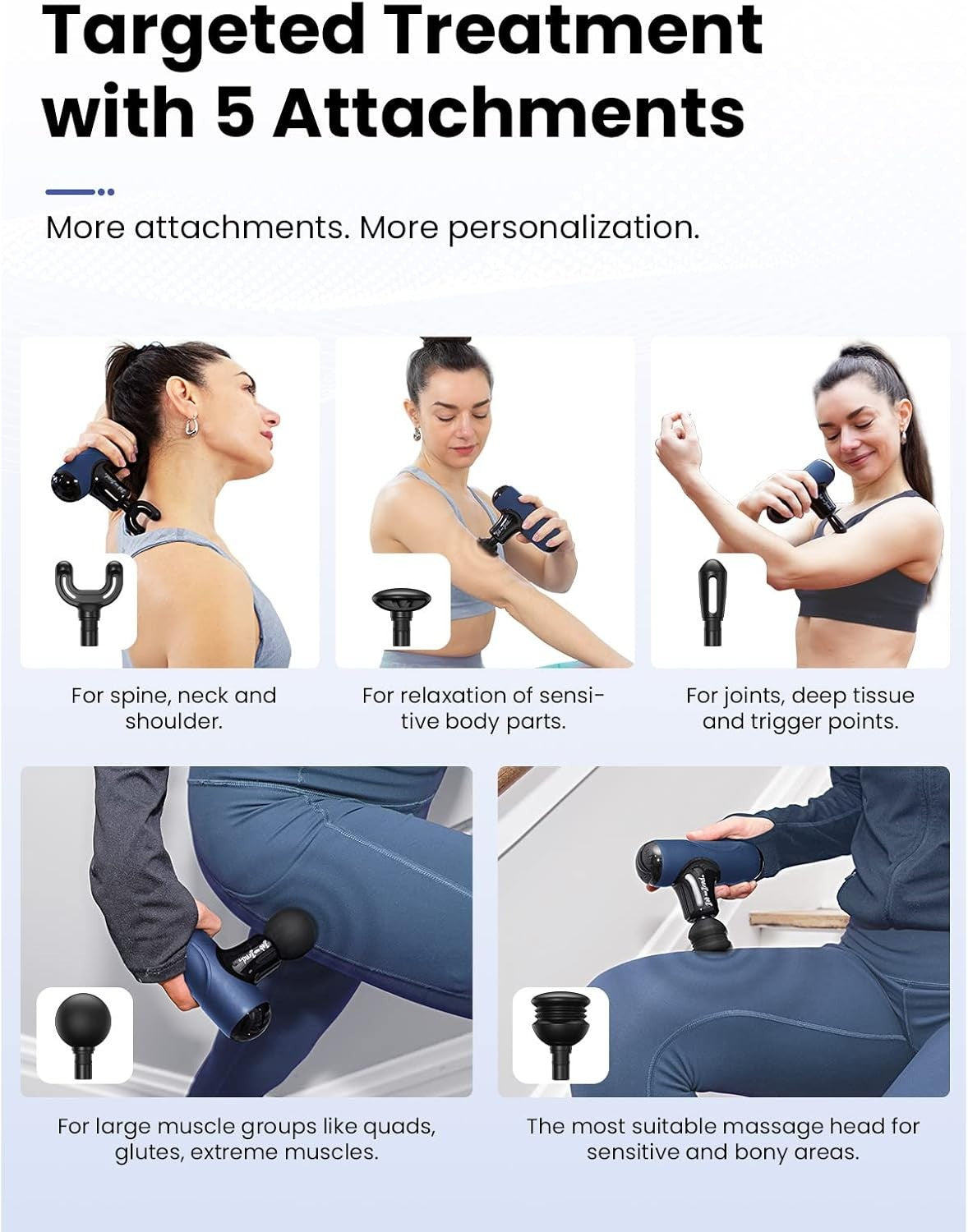 Mini Massage Gun Deep Tissue Percussion Quiet Muscle Recovery Pocket Size