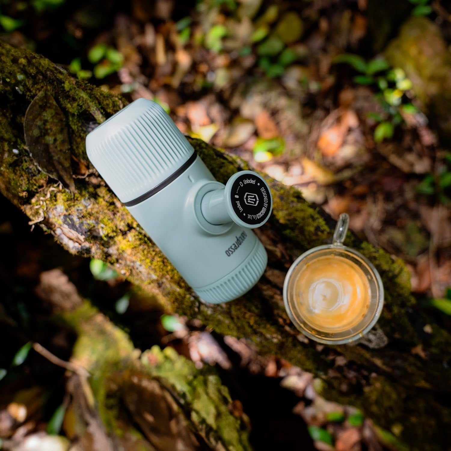 Manual High-Pressure Espresso Maker | Portable Travel Coffee Machine + Case