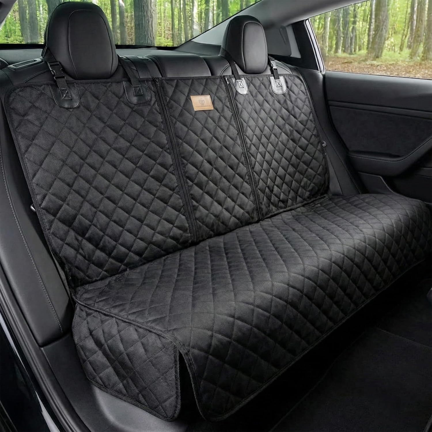 Waterproof Dog Car Seat Cover Non Slip Scratch Proof Back Seat Protector