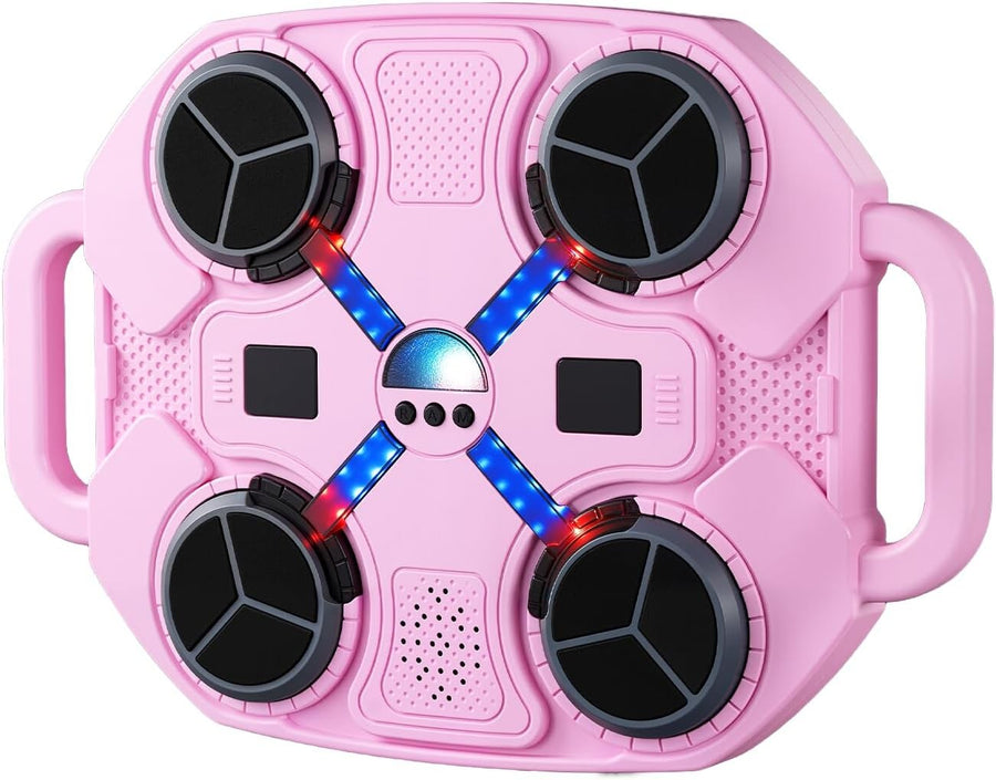 Music Boxing Machine LED Punch Pad Bluetooth Wall Mounted Kids Home Fitness