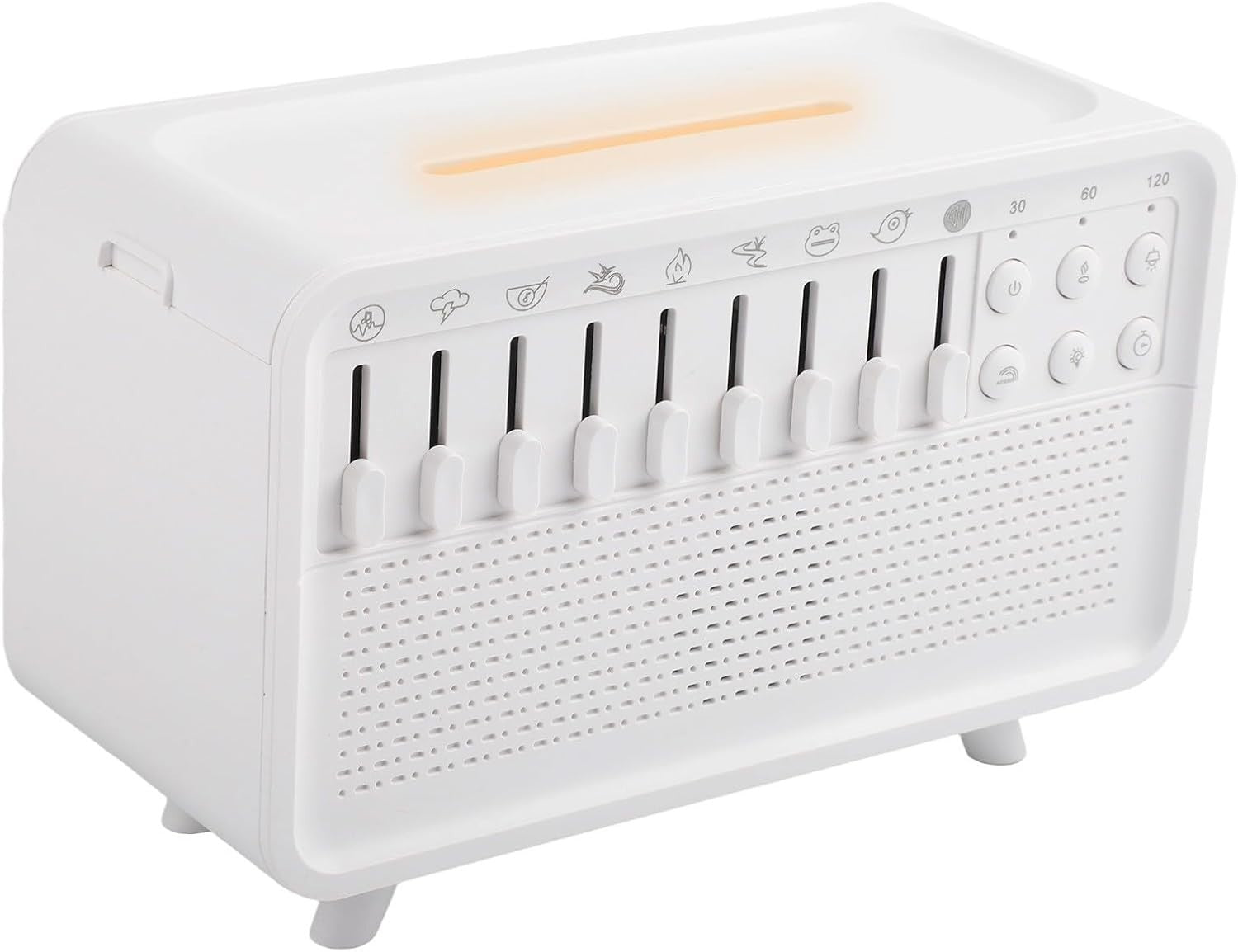 White Noise Machine Humidifier Aroma Diffuser Night Light Sleep Aid