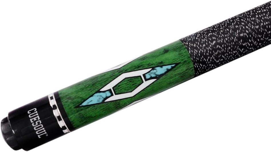 58in Canadian Hardwood Pool Cue 13mm Tip Irish Linen Wrap 19-21oz