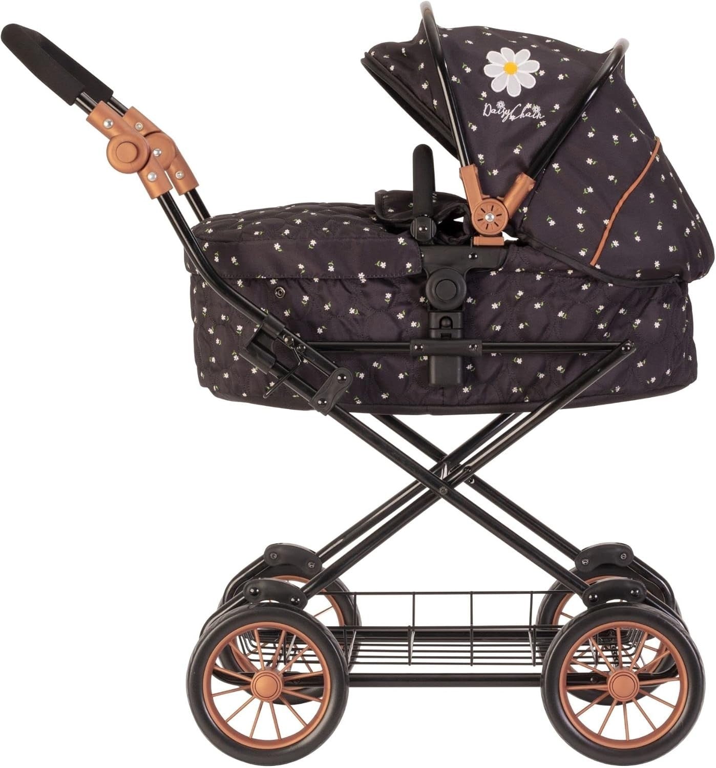 Travel System Doll Pram Adjustable Handle Tall Kids Pushchair 5–9Y
