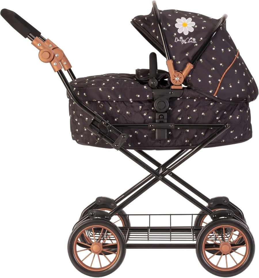 Travel System Doll Pram Adjustable Handle Tall Kids Pushchair 5–9Y