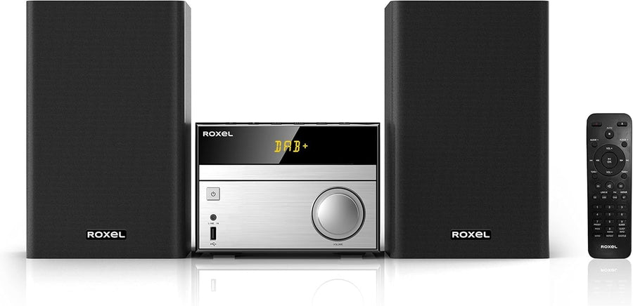 30W Bluetooth CD Hi-Fi System with DAB/DAB+, USB, FM & AUX Compact Stereo