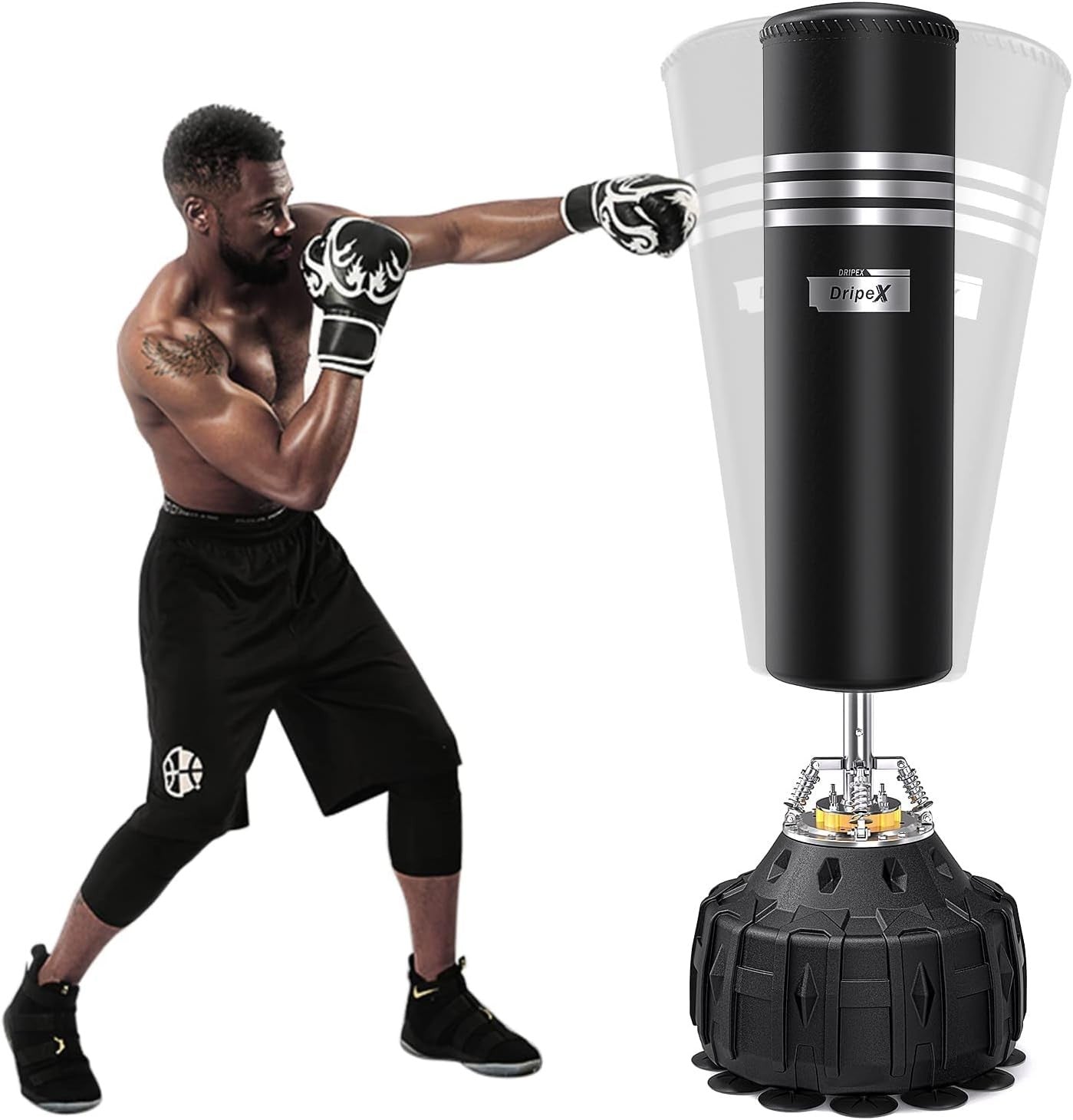 Standing Boxing Punch Bag Pedestal Heavy Duty MMA Kickboxing Training