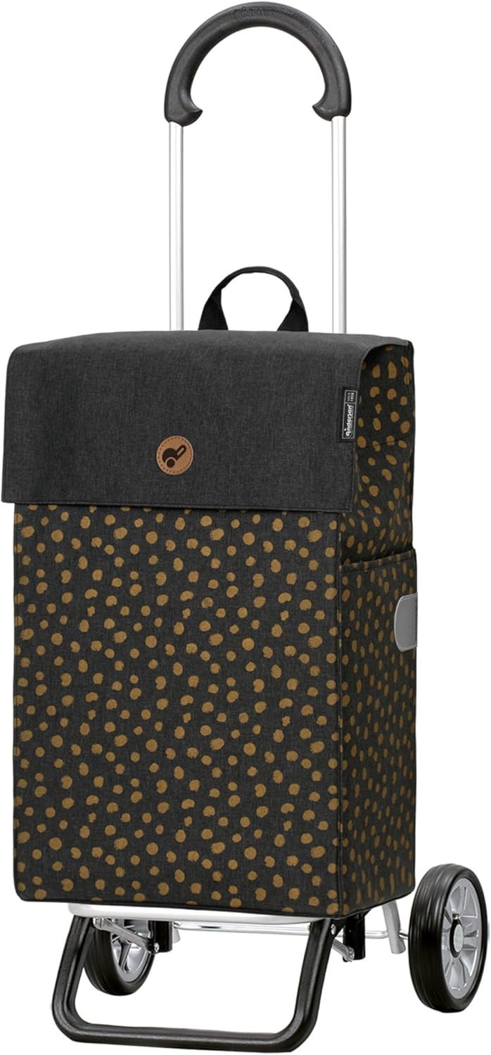 Luxury Shopping Trolley 47L Lightweight Aluminium Frame Removable Wheels