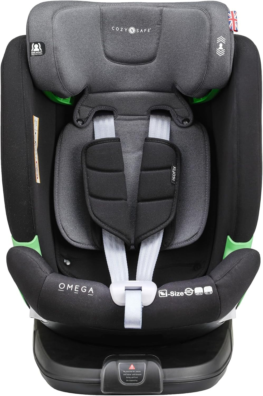i-Size 360° Rotating Child Car Seat ISOFIX High Back Booster 40–150cm