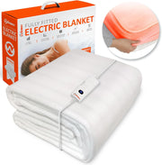 Electric Heated Mattress Blanket Single 193x91cm Fitted 3 Heat Washable