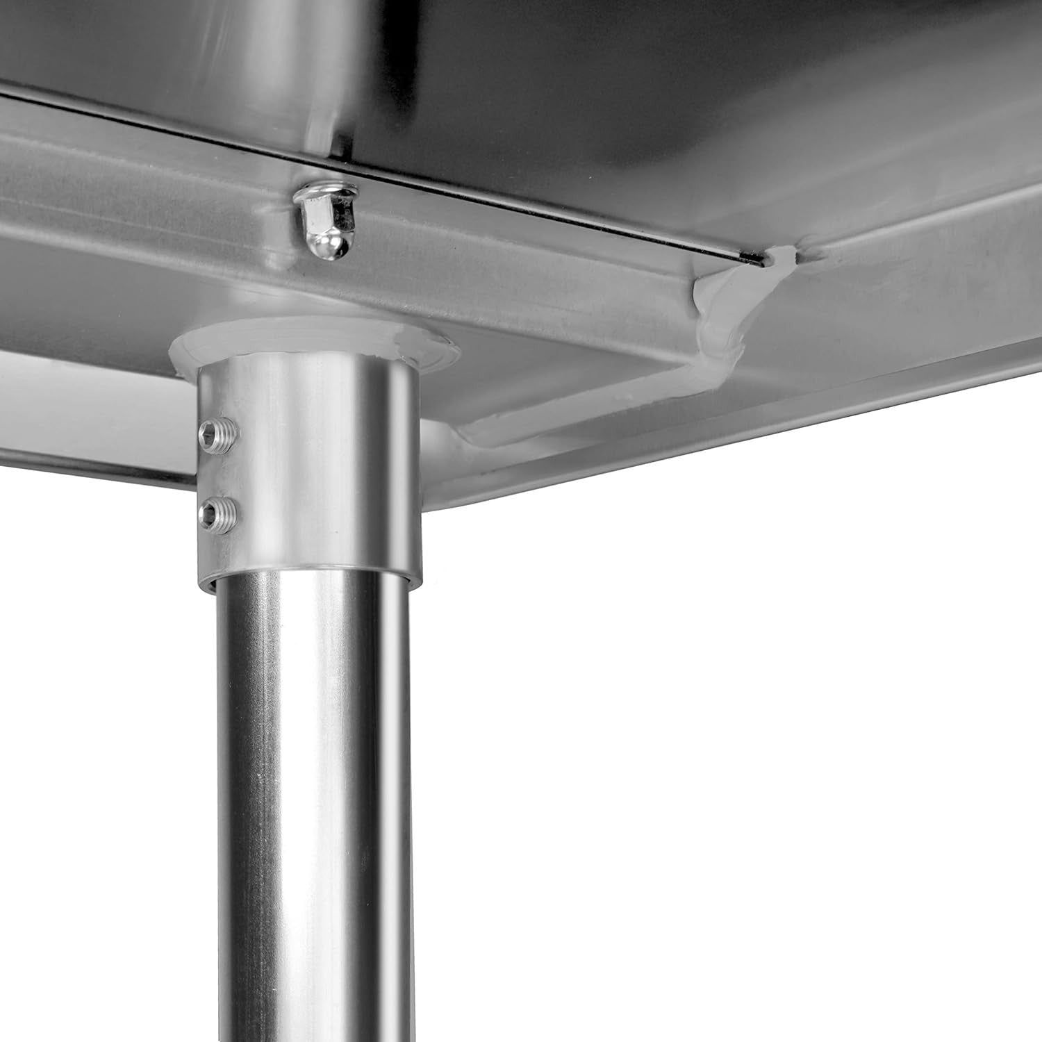 NSF Stainless Steel Workbench 152x61cm with Backsplash & Adjustable Shelf