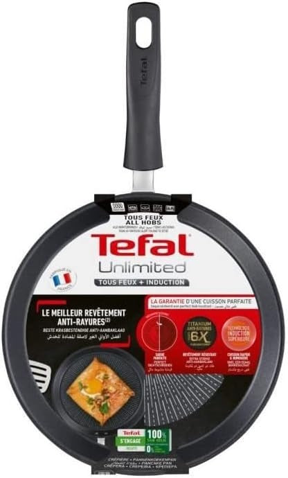 25cm Non-Stick Crepe Pan Heavy Duty Easy Clean Frying Skillet