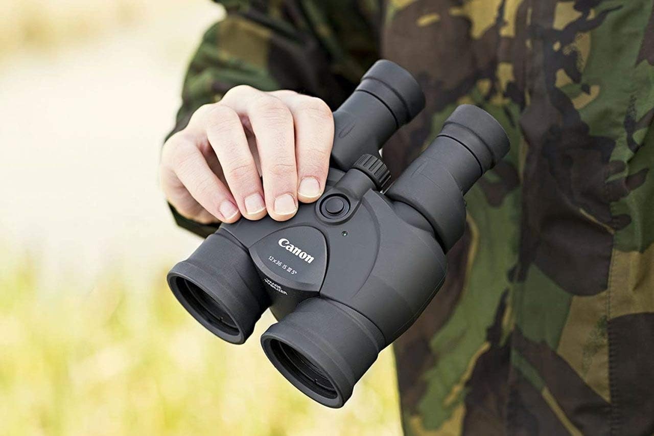 High Power 12x36 Image-Stabilised Travel Binoculars – Compact HD Optics