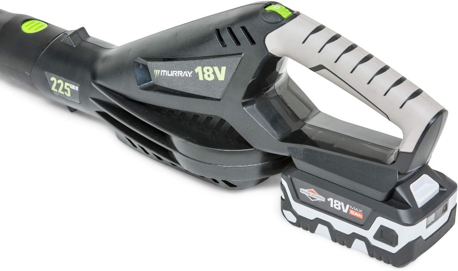 Cordless Leaf Blower 18V Lightweight Electric Garden Cleaner Kit 225km/h