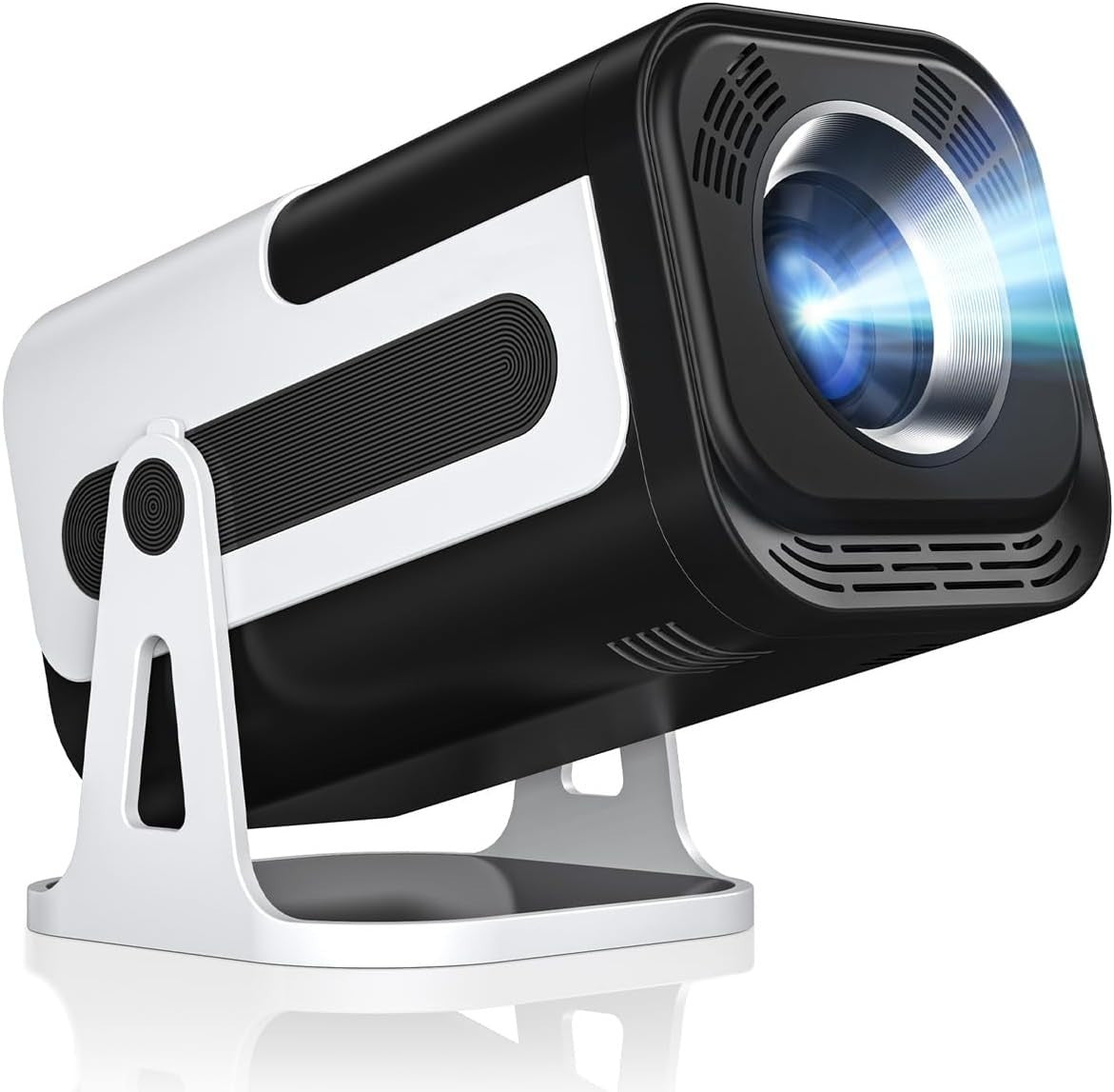 Mini Smart Projector 4K 1080P WiFi 6 Bluetooth 180° Auto Keystone
