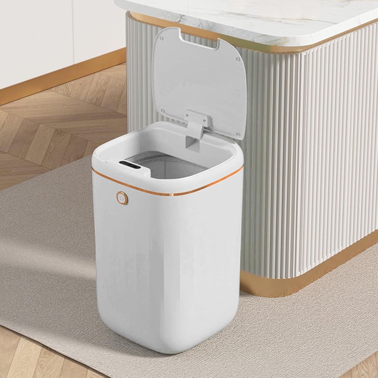 20L Touchless Sensor Trash Can Auto Bathroom Kitchen Bin Battery